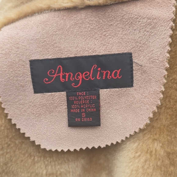 Angelina Beige Teddy Maxi Coat - Picture 10 of 13